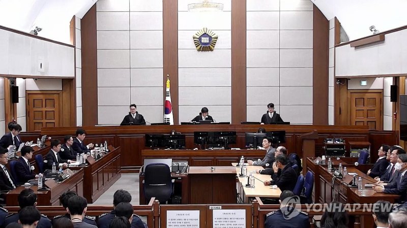 '내란 우두머리 혐의' 윤석열 1심 선고공판 (출처=연합뉴스)