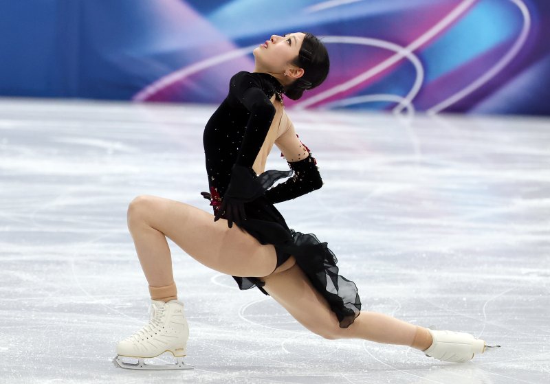 이해인의 2026 밀라노·코르티나담페초 동계올림픽 피겨 스케이팅 여자 싱글 프리 스케이팅 연기.뉴스1