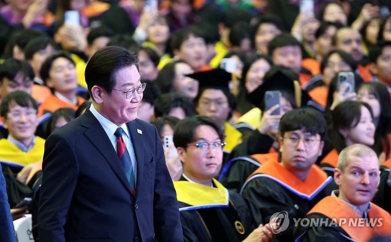 이재명 대통령, 카이스트 졸업식 참석 (출처=연합뉴스)