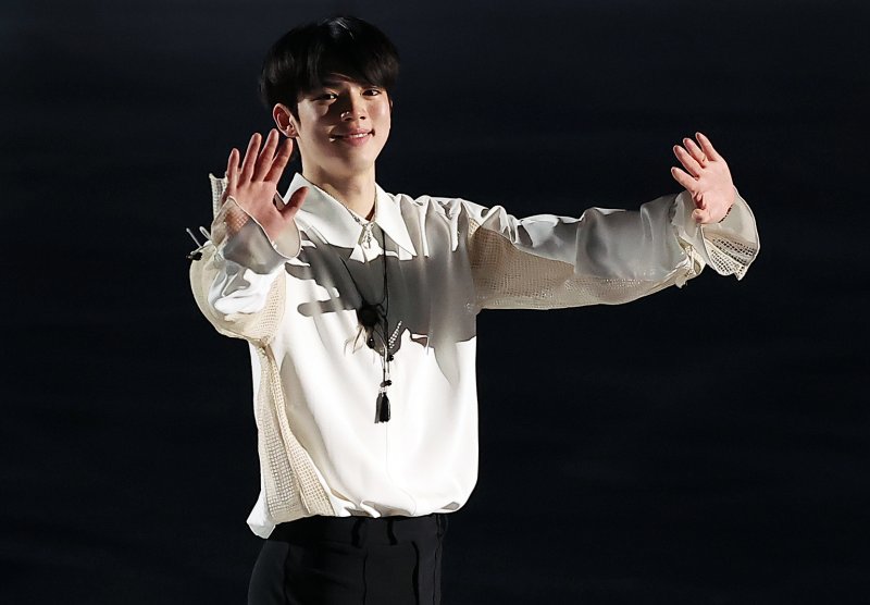 사대륙 피겨스케이팅 당시 갈라쇼에 나섰던 차준환. 2025.2.23 ⓒ 뉴스1 김진환 기자