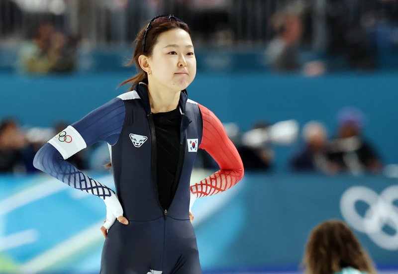스피드스케이팅 김민선. ⓒ 뉴스1 김진환 기자