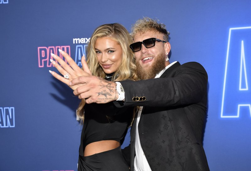 유타 레이르담과 제이크 폴 커플.뉴시스