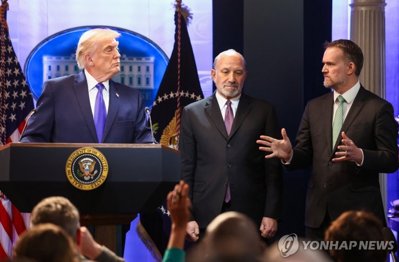 기자회견하는 트럼프 미국 대통령 (출처=연합뉴스)