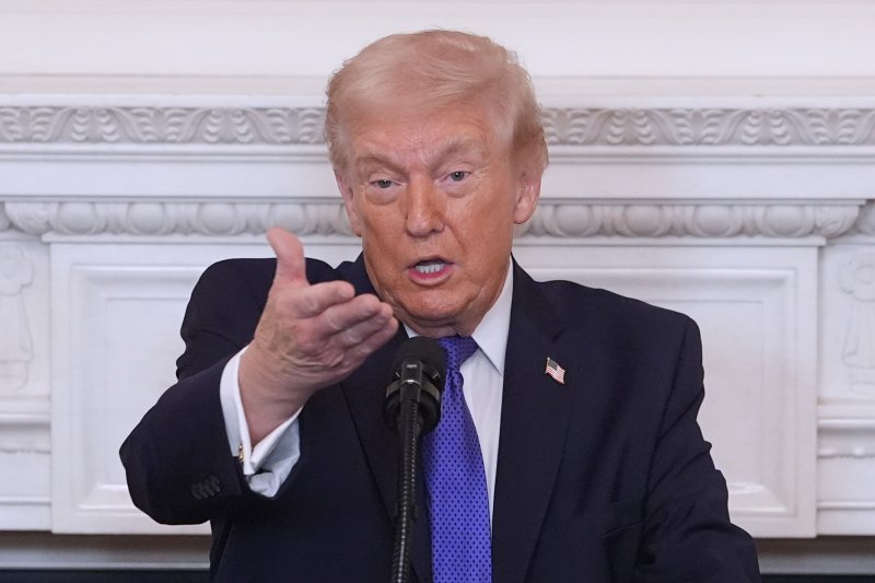 [워싱턴=AP/뉴시스]도널드 트럼프 미국 대통령이 20일(현지 시간) 미 워싱턴DC 백악관에서 전국 주지사 협회와 조찬행사에서 연설하고 있다. 2026.02.21.