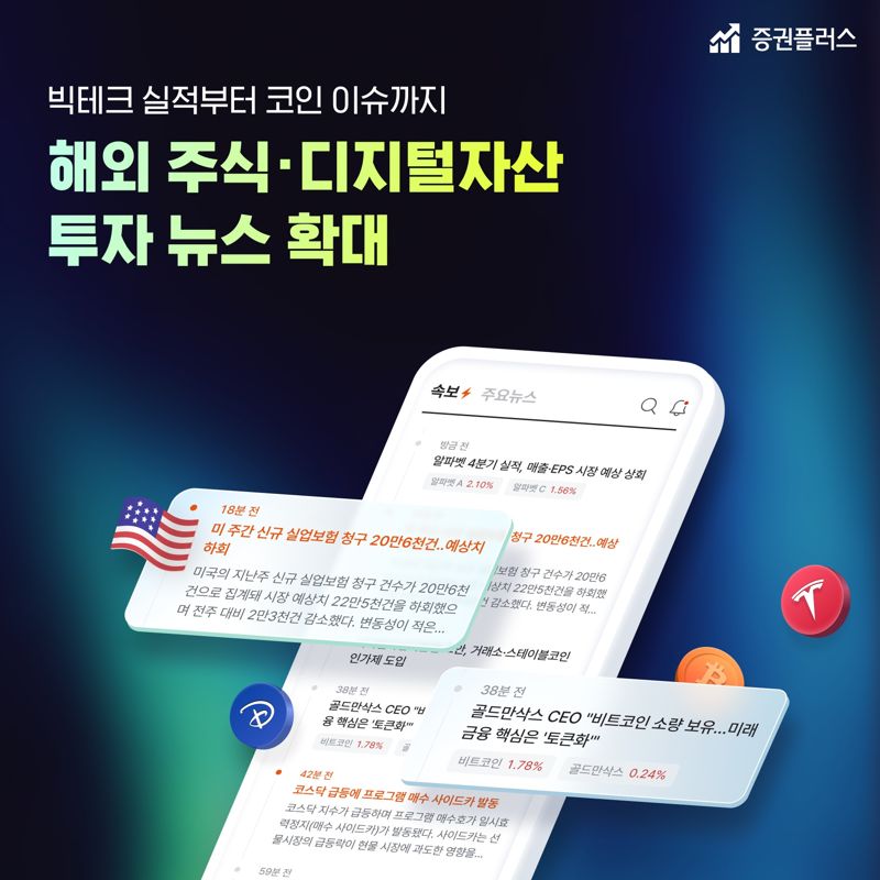 두나무 투자 정보 플랫폼 ‘증권플러스’. 두나무 제공