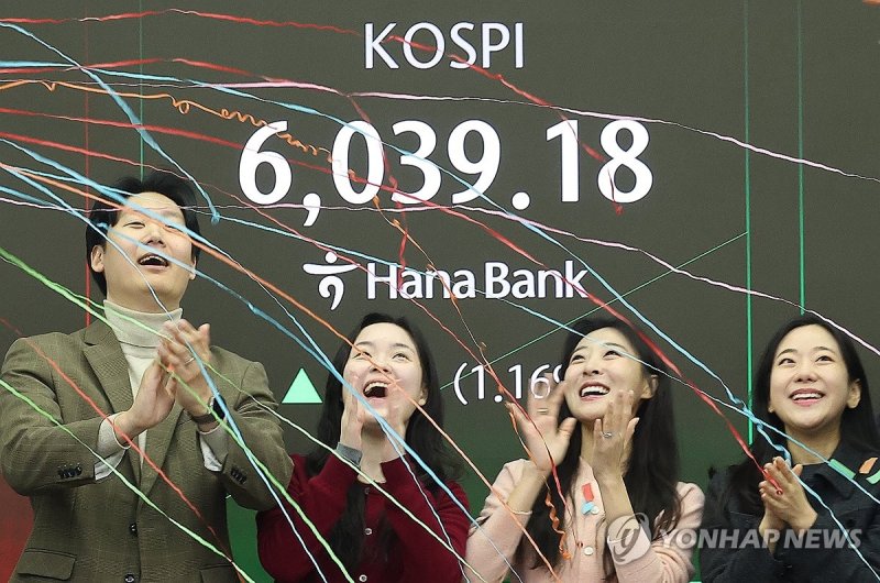 코스피 6,000 시대 개막 (출처=연합뉴스)
