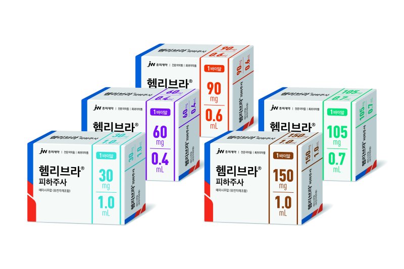 JW중외제약 “헴리브라, 日 PMS서 장기 안전성·유효성 재확인”