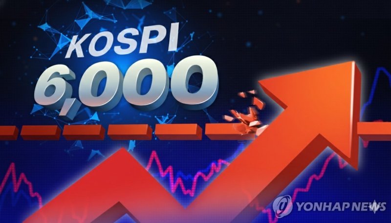 코스피 6,000 돌파 (PG) (출처=연합뉴스)