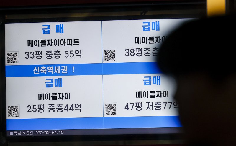 [서울=뉴시스] 정병혁 기자 = 25일 서울시내 한 부동산에 매물 안내문이 붙어있다.2026.02.25. jhope@newsis.com