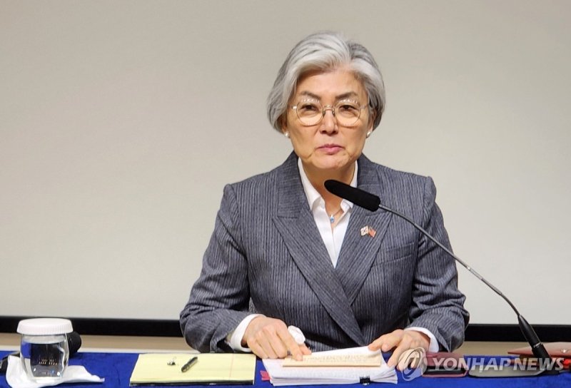 강경화 주미대사, 한국 특파원단 간담회 (출처=연합뉴스)