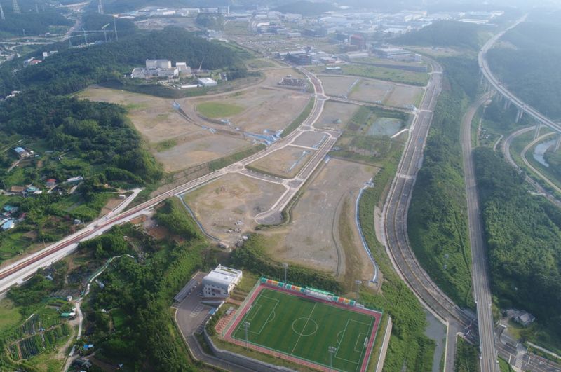 부산 기장군 장안읍 일대 총 147만 8772㎡ 규모로 조성되는 ‘동남권 방사선 의·과학 일반산업단지’ 전경. 부산 기장군 제공