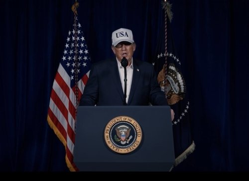 대이란 군사작전 개시 발표하는 트럼프 대통령 (출처=연합뉴스)