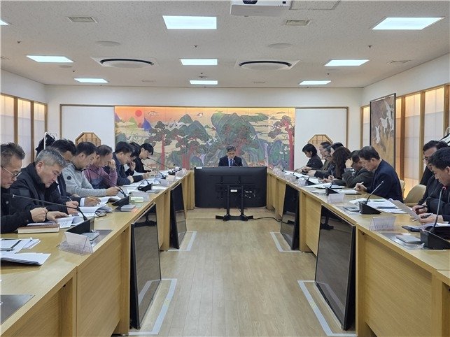 지난달 25일 열린 궁능 및 박물관 종합 안전 대책 회의 (출처=연합뉴스)