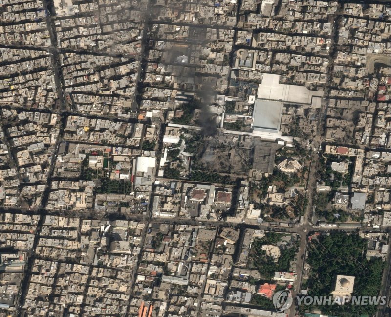 하메네이 주거지 추정 지역 폭격 (출처=연합뉴스)