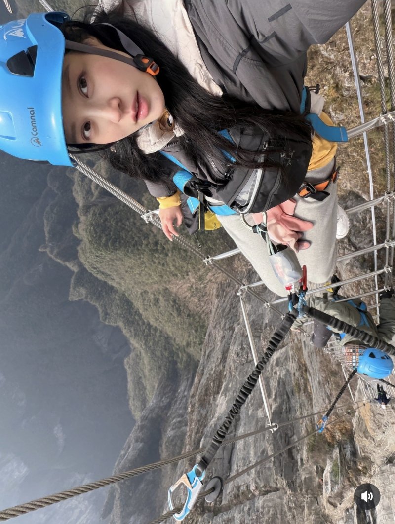조민, 장가계서 '아찔한' 근황 공개…"웬만하면 타지 마세요"