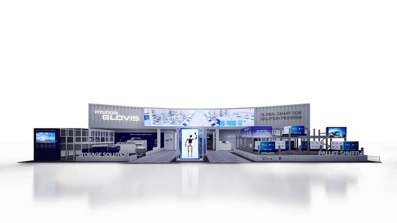 현대글로비스 부스 조감도. 현대글로비스 제공