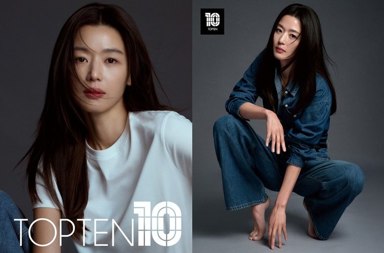 탑텐, 배우 전지현 앰배서더로 선정. 신성통상 제공