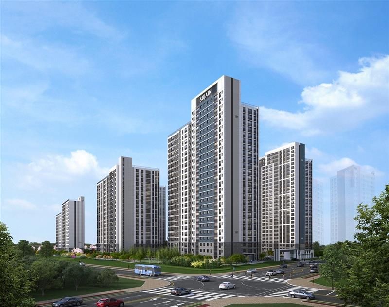 풍무역세권 수자인 그라센트 2차 투시도. BS한양 제공