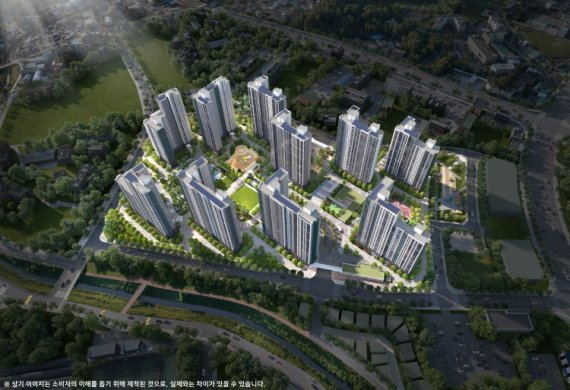 청주 푸르지오 씨엘리체_메인조감도