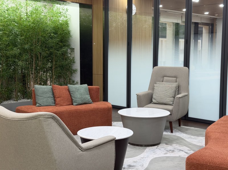 휴게실. 사진=박지연 기자