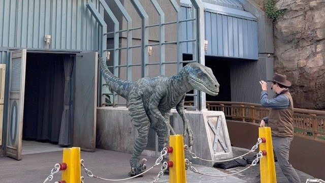 마치 살아 있는 듯한 공룡을 볼 수 있는 유니버설 스튜디오 할리우드ⓒ 뉴스1 윤슬빈 관광전문기자