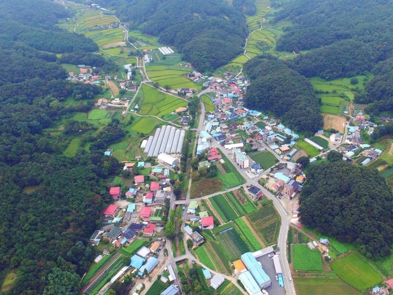 충북 진천 온수골지구 재해예방사업 대상지.(진천군 제공. 재판매 및 DB금지)