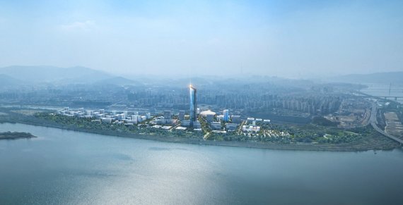 하남시 미사동 일원 약 90만㎡ 부지에 민간 자본을 투입해 조성 예정인 초대형 복합 문화 영상 단지 K-스타월드 조감도. 하남시 제공