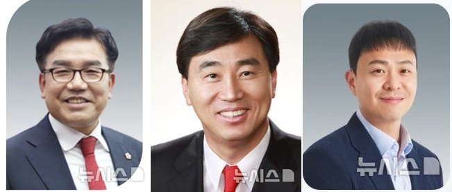 [안양=뉴시스]6.3 지방선거 안양시장 국민의힘 후보군. 사진 왼쪽부터 김철현, 김대영, 유영일.(사진=뉴시스DB)photo@newsis.com