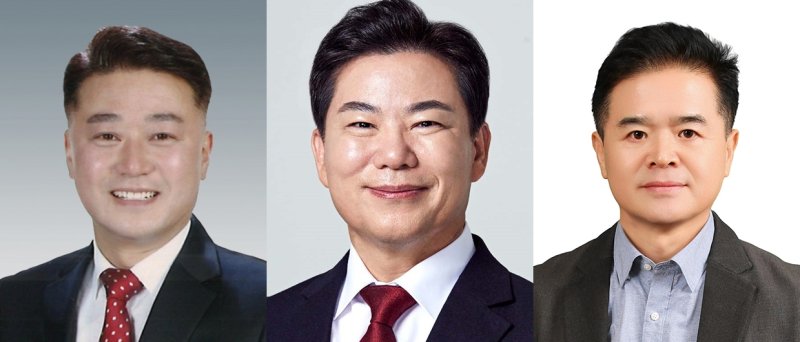 [광명=뉴시스]6.3 지방선거 광명시 국민의힘 후보군. 사진 왼족부터 김정호, 김기남, 전동석.(사진=뉴시스DB)photo@newsis.com *재판매 및 DB 금지