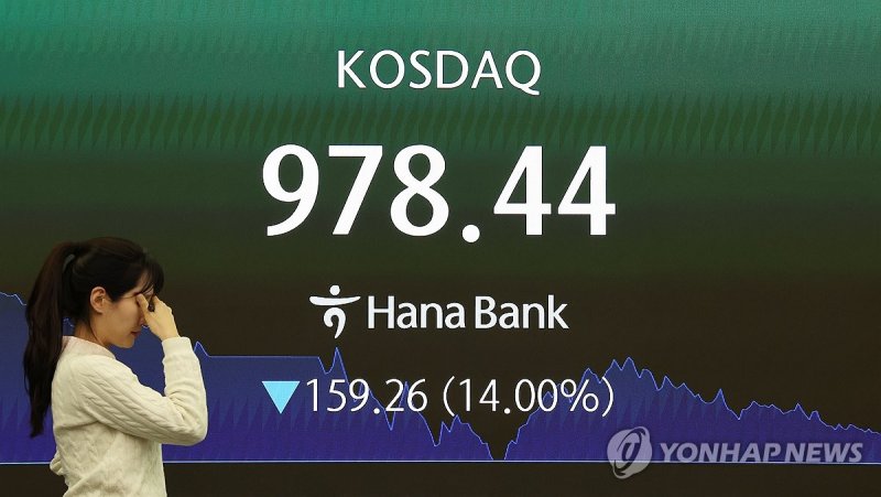 중동 불안에 코스닥 급락 (출처=연합뉴스)