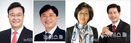 [의왕=뉴시스]6.3 지방선거 의왕시장 국민의힘 후보군. 사진 왼쪽부터 김성제, 김영기, 김진숙, 김상호(사진=뉴시스DB)photo@newsis.com