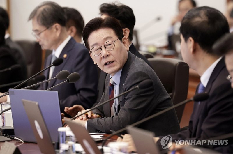 이재명 대통령, 국무회의 발언 (출처=연합뉴스)