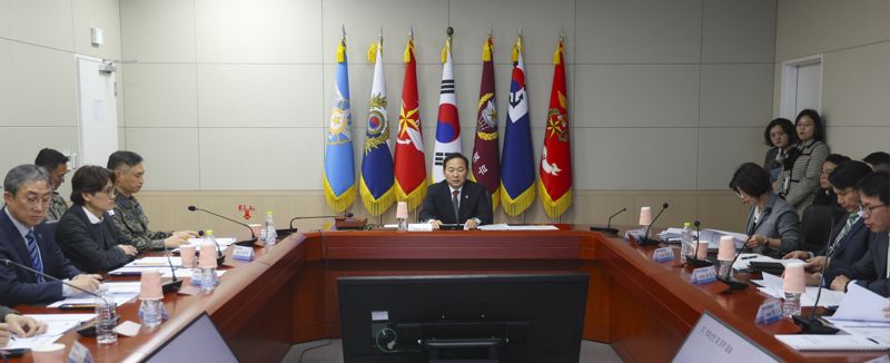 6일 오후 국방부에서 이두희 국방부차관 주관으로 국방데이터·인공지능위원회가 개최되고 있다. 국방부 제공