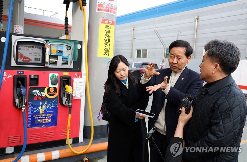 대전 주유소 찾은 구윤철 부총리 (출처=연합뉴스)
