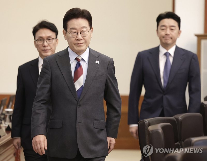 이재명 대통령, 국무회의 참석 (출처=연합뉴스)