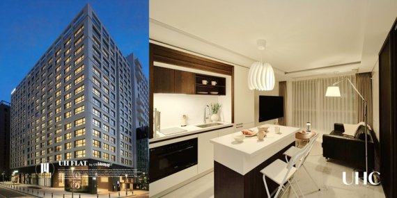 사진 - 유에이치 플랫 더 서초 신관의 외관 및 객실