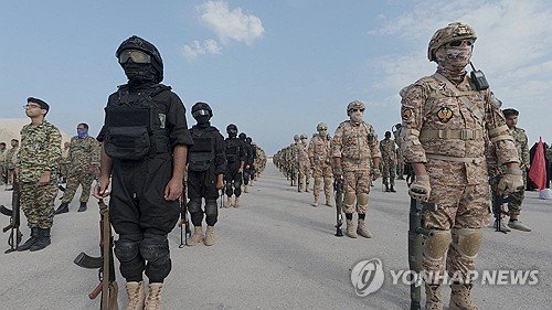 IRGC 소속 대원들 (출처=연합뉴스)