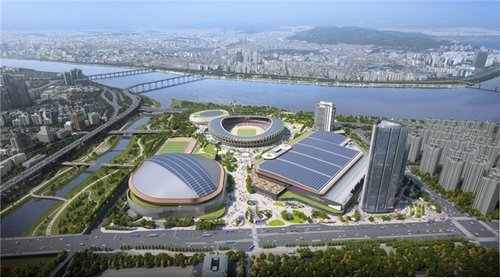 잠실 스포츠·MICE 복합공간 조성 민간투자 사업 조감도 (출처=연합뉴스)