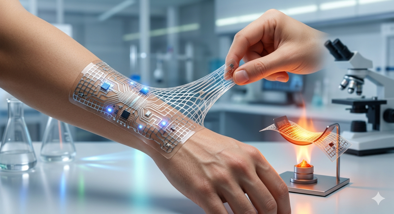 [언박싱 연구실] '반도체가 고무줄이라고?'... 3배 늘려도 쌩쌩한 '전자 ... - 뉴스 썸네일 이미지