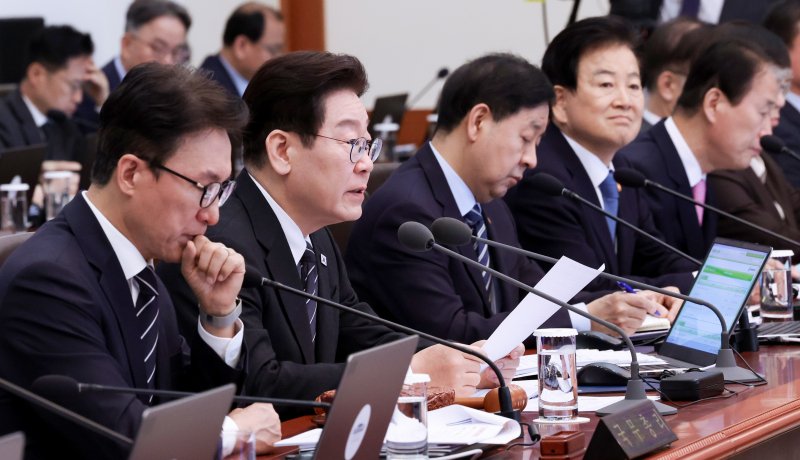 이재명 대통령이 10일 청와대에서 열린 국무회의에서 발언하고 있다. 2026.3.10 ⓒ 뉴스1 이재명 기자