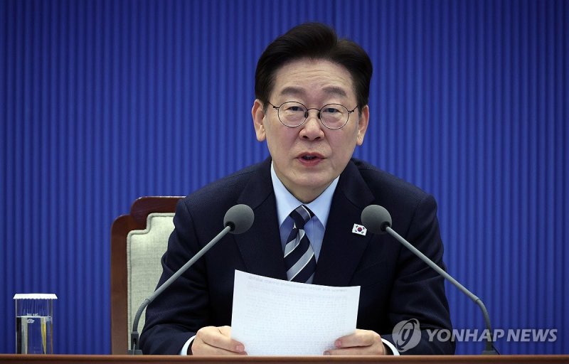 이재명 대통령, 수석보좌관회의 발언 (출처=연합뉴스)