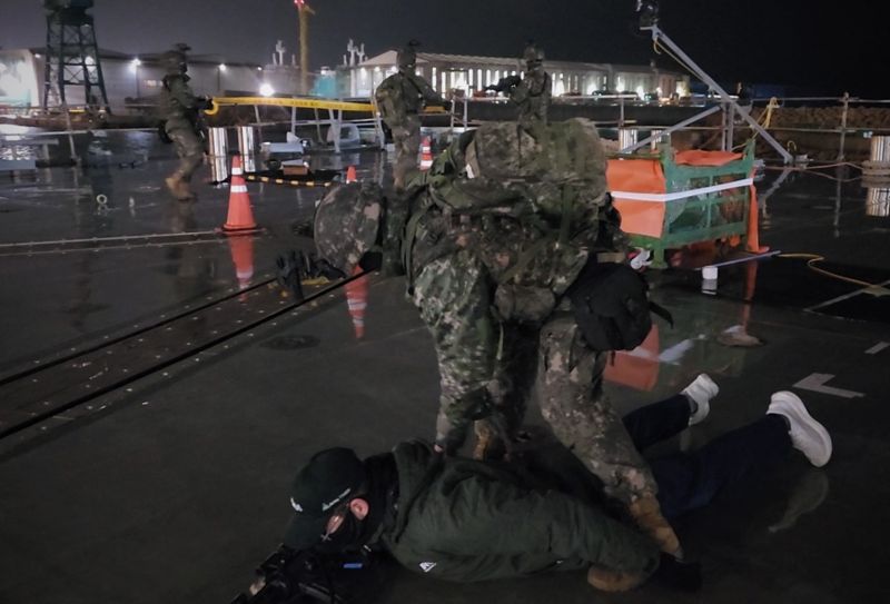 53사단 HD현대중공업 통합방호훈련