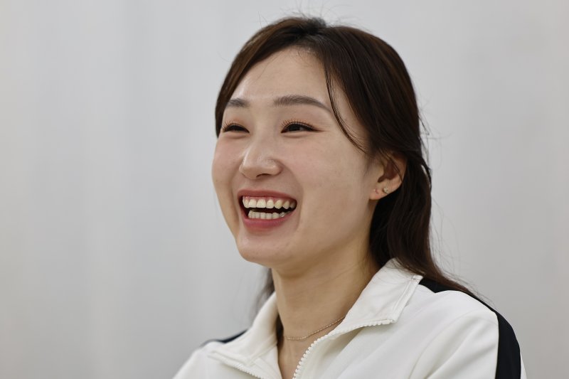 쇼트트랙 최민정이 12일 서울 강남구 올댓스포츠에서 뉴스1과 인터뷰를 하고 있다. 2026.3.12 ⓒ 뉴스1 김도우 기자