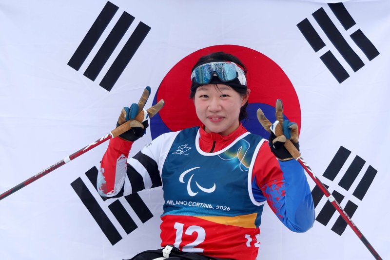 김윤지는 2026 밀라노·코르티나담페초 동계패럴림픽에서 한국 선수 단일 대회 최다 메달리스트가 됐다. (대한장애인체육회 제공)