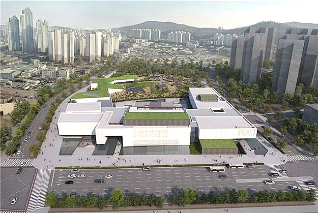 인천시는 16일 미추홀구 학익동 인천뮤지엄파크 사업부지에서 인천뮤지엄파크 건립 착공식을 개최했다. 사진은 인천뮤지엄파크 조감도. 인천시 제공.