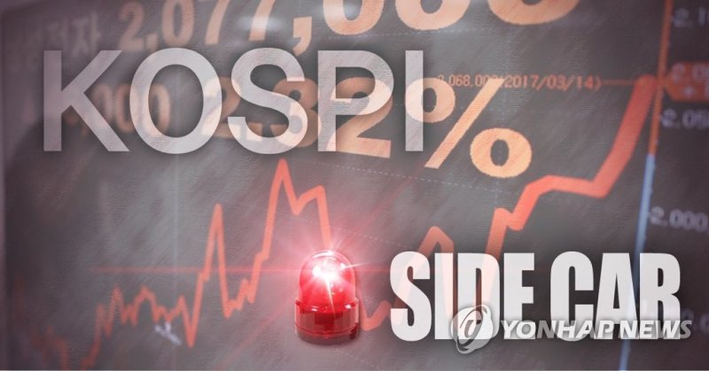 코스피 사이드카 발동(PG) (출처=연합뉴스)