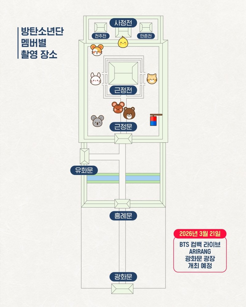 BTS 경복궁 촬영지는? (출처=연합뉴스)