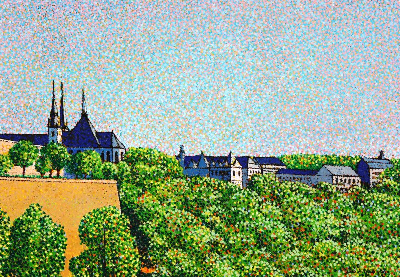 Luxembourg, 65×45.5cm, Oil on canvas, 2021, 450만원 *재판매 및 DB 금지