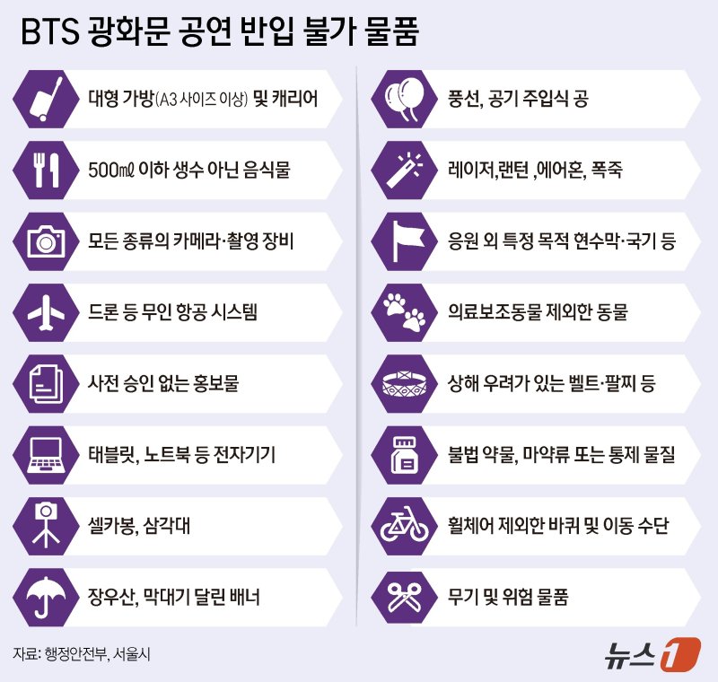 "BTS 공연 가는 사람?"…도착부터 귀가까지 안전 관람 꿀팁