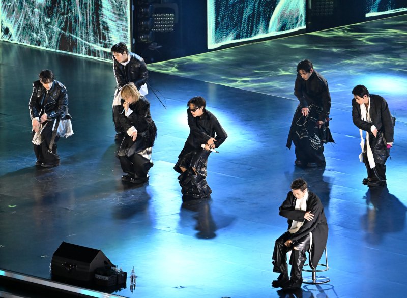 방탄소년단(BTS)이 21일 서울 광화문광장에서 'BTS 컴백 라이브: 아리랑' 발매 기념 컴백 공연을 하고 있다. 2026.3.21 ⓒ 뉴스1 사진공동취재단